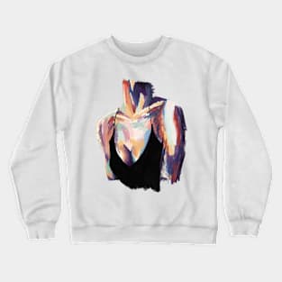 Multicoloured female top Crewneck Sweatshirt